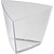 Duni Pojemnik trójkątny 54 x 54 x 45 mm 45 ml transparentny (540 szt.)