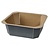 Duni TRAY 1COMP FORUM CRD/PE 165X178X59 Grey (Pack of 330)
