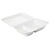 Duni Bagasse Meal Box ecoecho® 470/300 ml White 2-Comp (Pack of 250)