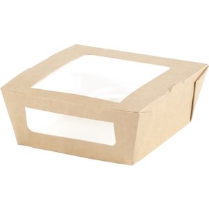 Duni Meal Box with Window ecoecho® 450 ml Brown (Pack of 200)