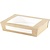 Duni Meal Box with Window ecoecho® 1200 ml Brown 1-Comp (Pack of 200)
