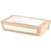 Duni Meal Box with Window ecoecho® 900 ml Brown 1-Comp (Pack of 250)