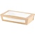 Duni Meal Box with Window ecoecho® 900 ml Brown 1-Comp (Pack of 250)