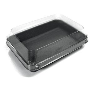 Duni Lunch Box 185 x 134 x 54 mm Black 1-Comp (Pack of 200)