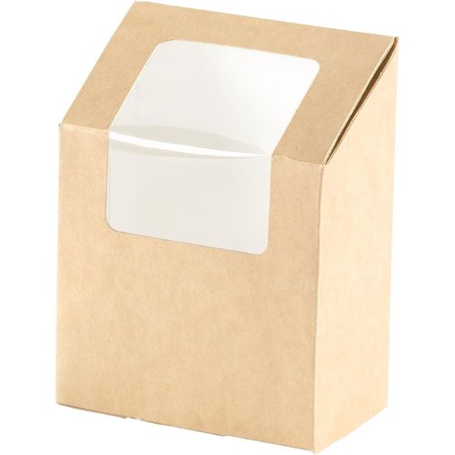 Duni Wrap Box with Window ecoecho® 550 ml Brown 1-Comp (Pack of 1000) Duni Wrap Box with Window ecoecho® 550 ml Brown 1-Comp (Pack of 1000)