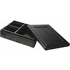 Duni Insulated Top Loading Food Conteiner 400x325x(h)110mm Black (Pack of 6)