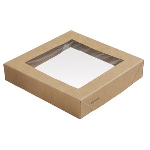 Duni Pokrywka z okienkiem Viking Ecoecho® Block 1200 ml brązowa (300 szt.) Duni Pokrywka z okienkiem Viking Ecoecho® Block 1200 ml brązowa (300 szt.)