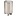 Edenox 105 L Round Stainless Steel Pedal Bin with Wheels, Lift Lid, 105 L