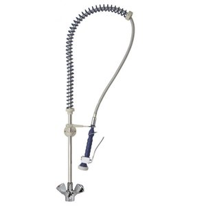 Edenox Wall Mounted Pre-Rinse Faucet with Twin Water Feed Edenox Wall Mounted Pre-Rinse Faucet with Twin Water Feed