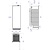 Edenox Refrigerator 460 L, -1 °C to +6 °C