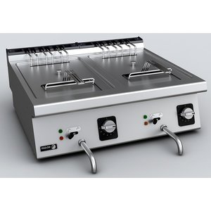Fagor 2-Tank Countertop Electric Fryer 2 x 8 L, 12 kW Fagor 2-Tank Countertop Electric Fryer 2 x 8 L, 12 kW