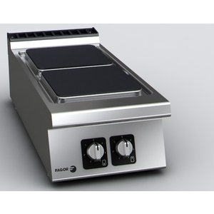 Fagor Countertop Electric Cooker with 2 Hot Plates, 8 kW Fagor Countertop Electric Cooker with 2 Hot Plates, 8 kW