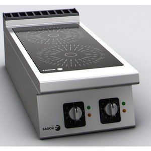 Fagor Countertop Double Induction Cooker  with 10-Step Adjustment, 10 kW Fagor Countertop Double Induction Cooker  with 10-Step Adjustment, 10 kW