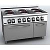 Fagor Electric Cooker with 6 Hot Plates and an Electric Oven GN 2/1, 21,6 kW
