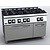 Fagor Kuchnia gazowa z 6 palnikami i piekarnikiem gazowym GN 2/1, 45,6 kW