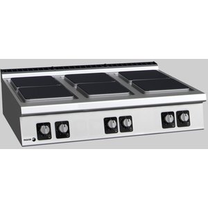 Fagor Countertop Electric Cooker with 6 Cooking Plates, 24 kW Fagor Countertop Electric Cooker with 6 Cooking Plates, 24 kW