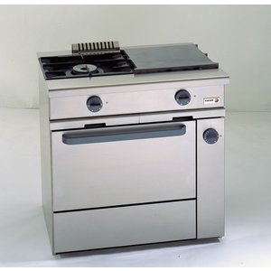 Fagor Gas Cooker with 1 Burner and Cooking Hob, Gas Oven GN 1/1, 16,37 kW Fagor Gas Cooker with 1 Burner and Cooking Hob, Gas Oven GN 1/1, 16,37 kW