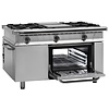 Fagor Gas Cooker with 4 Burners and 2 Hot Plates, Gas Oven GN 1/1, 51,81 kW Fagor Gas Cooker with 4 Burners and 2 Hot Plates, Gas Oven GN 1/1, 51,81 kW