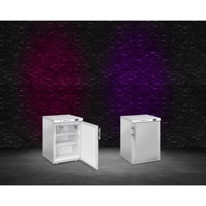 Barmatic Chłodziarka barowa z drzwiami uchylnymi, od 0 °C do 8 °C, 200 L, srebrna