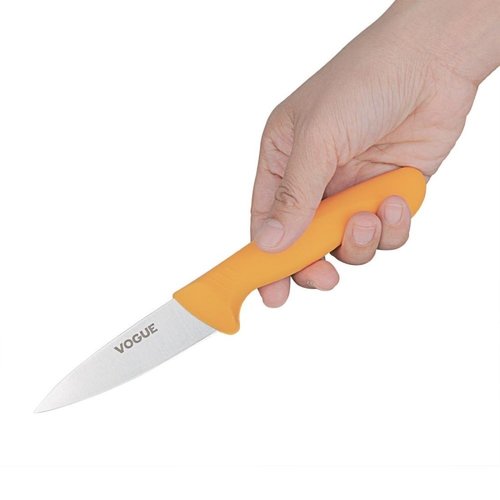 Vogue Peeling Knife 90 mm, Pro Series Yellow Vogue Peeling Knife 90 mm, Pro Series Yellow