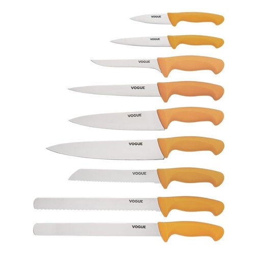 Vogue Peeling Knife 90 mm, Pro Series Yellow Vogue Peeling Knife 90 mm, Pro Series Yellow