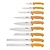 Vogue Boning Knife 150 mm, Pro Series Yellow