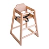 Bolero Wooden Highchair Natural Finish