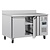 Polar Refrigeration  Double Door Refrigerated Table with Splashback 282 L, from -2 °C to 5 °C, Side-Mounted Compressor