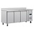 Polar Refrigeration  Tripple Door Refrigerated Table with Splashback 417 L, from -2 °C to 5 °C, Side-Mounted Compressor
