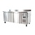 Polar Refrigeration  Tripple Door Refrigerated Table with Splashback 417 L, from -2 °C to 5 °C, Side-Mounted Compressor