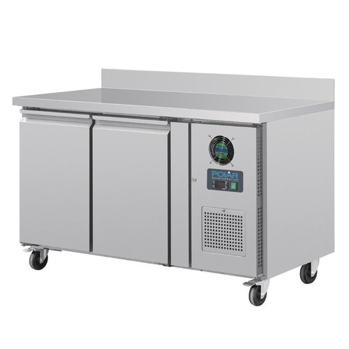 Polar Refrigeration  Stół mroźniczy przyścienny 2-drzwiowy 282 L, od -20 °C do -10 °C, agregat boczny Polar Refrigeration  Stół mroźniczy przyścienny 2-drzwiowy 282 L, od -20 °C do -10 °C, agregat boczny