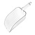 Vogue Polycarbonate Scoop 1,82 L, 370 mm, Transparent