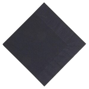 Duni Compostable Lunch Napkins Black 330mm (Pack of 1000) Duni Compostable Lunch Napkins Black 330mm (Pack of 1000)