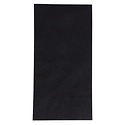 Duni Compostable Dinner Napkins Black 400mm 1/8 Fold (Pack of 1000)