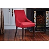 Bolero Red Chair with a Seat Height of 480 mm (Pack of 2)