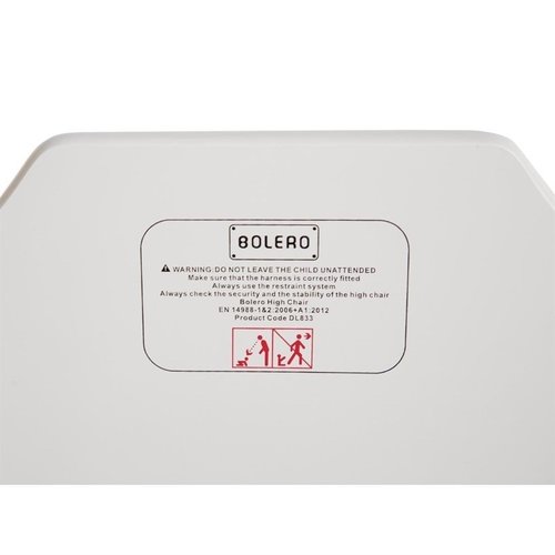 Bolero DL833 - Wooden Highchair (Antique White)