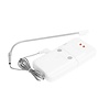 Hygiplas Oven Digital Cooking Thermometer, 0°C to 300°C, White with Alarm