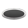 Olympia Stainless Steel Round Non-Slip Serving Tray Ø 355 mm Black Olympia Stainless Steel Round Non-Slip Serving Tray Ø 355 mm Black