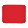 Cambro Fast Food Polypropylene Rectangular Non-Slip Serving Tray 300 x 410 mm Red Cambro Fast Food Polypropylene Rectangular Non-Slip Serving Tray 300 x 410 mm Red
