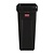 Rubbermaid 60 L Black Plastic Slim Jim Bin