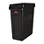 Rubbermaid 60 L Black Plastic Slim Jim Bin