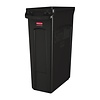 Rubbermaid 87 L Black Plastic Slim Jim Bin Rubbermaid 87 L Black Plastic Slim Jim Bin