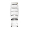 Buffalo Stacjonarna witryna grzewcza 220 L, 4-poziomowa, 1,65 kW, od 30 do 80°C, srebrna