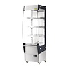 Buffalo Stacjonarna witryna grzewcza 220 L, 4-poziomowa, 1,65 kW, od 30 do 80°C, srebrna