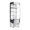 Buffalo Stacjonarna witryna grzewcza 220 L, 4-poziomowa, 1,65 kW, od 30 do 80°C, srebrna