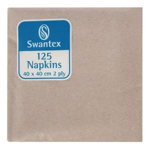 XXLselect Compostable Kraft Dinner Napkins 400mm (Pack of 2000) XXLselect Compostable Kraft Dinner Napkins 400mm (Pack of 2000)