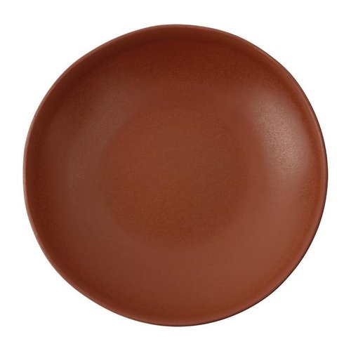 Olympia Build-a-Bowl Cantaloupe Flat Bowls 250mm (Pack of 4) Olympia Build-a-Bowl Cantaloupe Flat Bowls 250mm (Pack of 4)