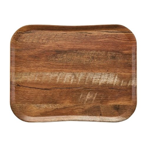Cambro Polypropylene Rectangular Non-Slip Serving Tray 330 x 430 mm Brown Cambro Polypropylene Rectangular Non-Slip Serving Tray 330 x 430 mm Brown