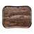 Cambro Polypropylene Rectangular Non-Slip Serving Tray 330 x 430 mm Brown