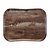 Cambro Polypropylene Rectangular Non-Slip Serving Tray 330 x 430 mm Brown